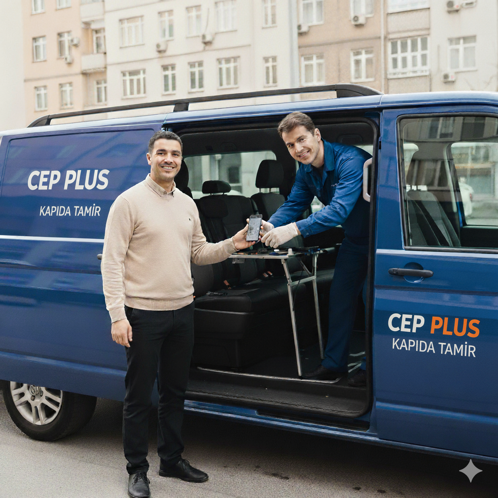 Cep Plus kapıda tamir ile simdi servis size geliyor. Evinizden işyerinizden çıkmadan telefon tamirinin keyfini yaşayın.